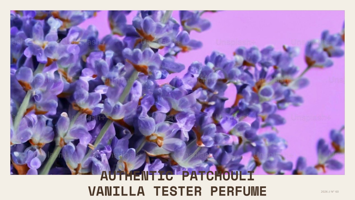 authentic patchouli vanilla tester perfume