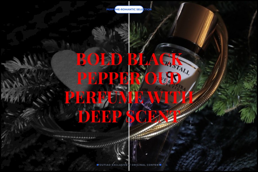bold black pepper oud perfume with deep scent
