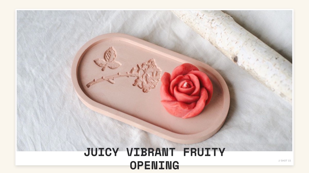 juicy vibrant fruity opening