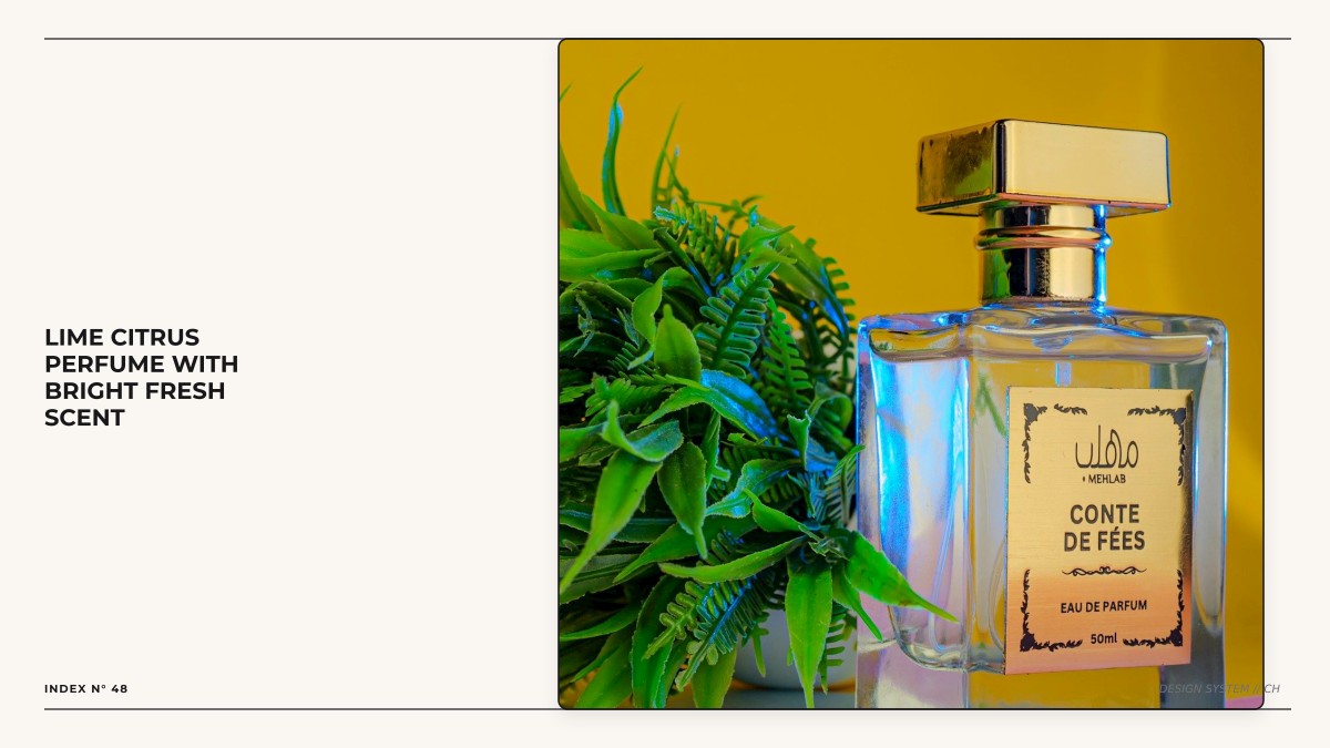 lime citrus perfume with bright fresh scent