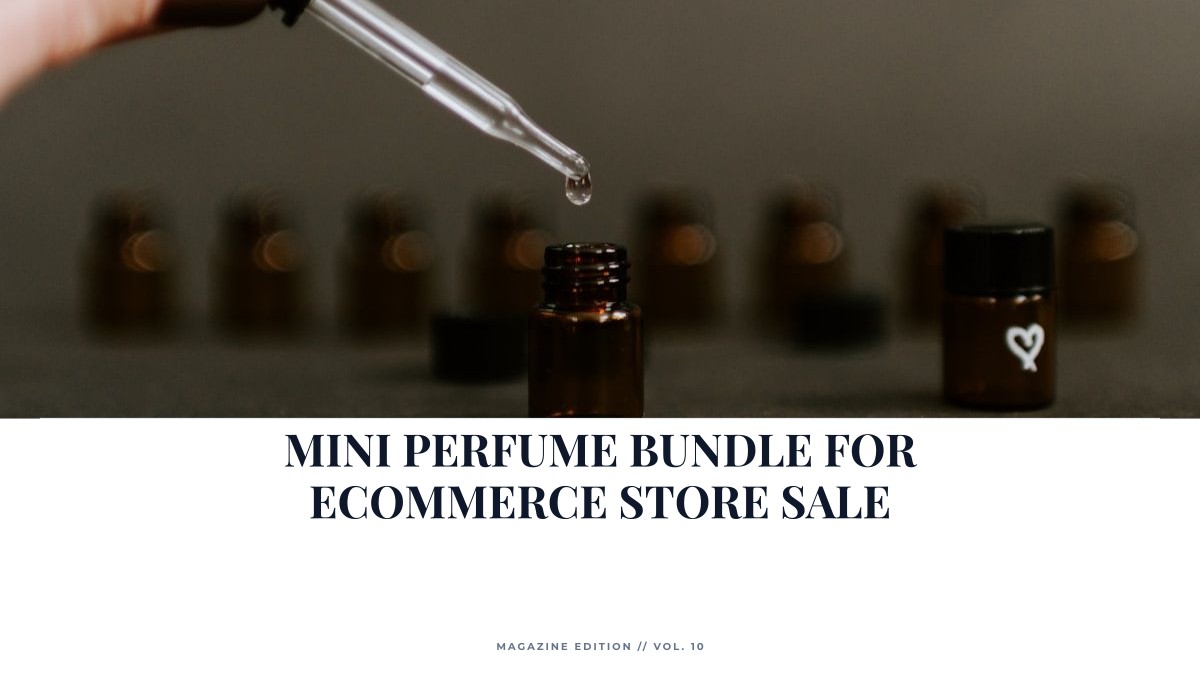 mini perfume bundle for ecommerce store sale