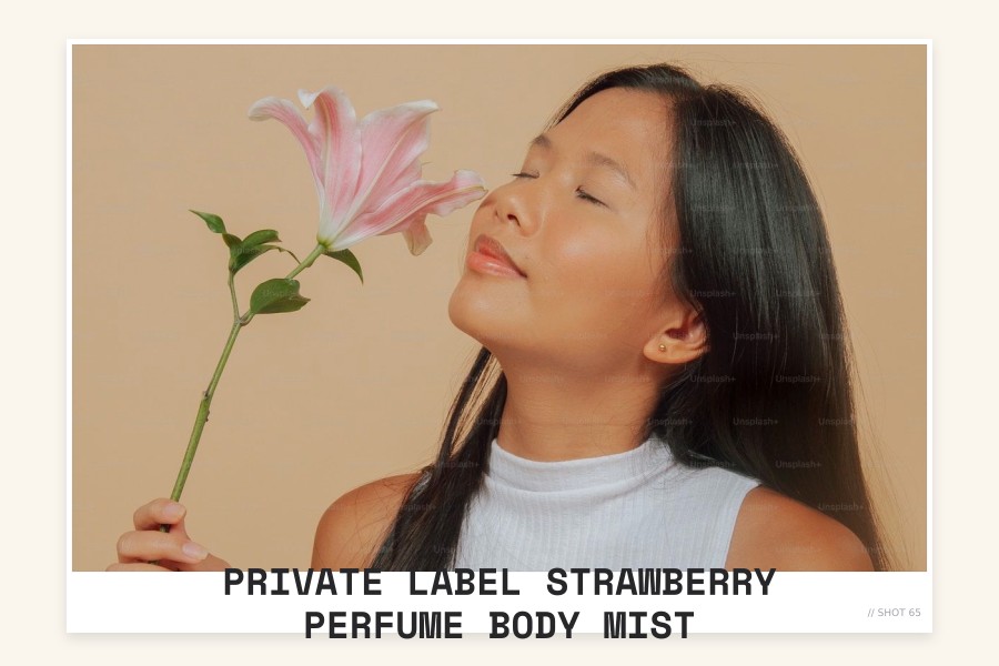 private label strawberry perfume body mist
