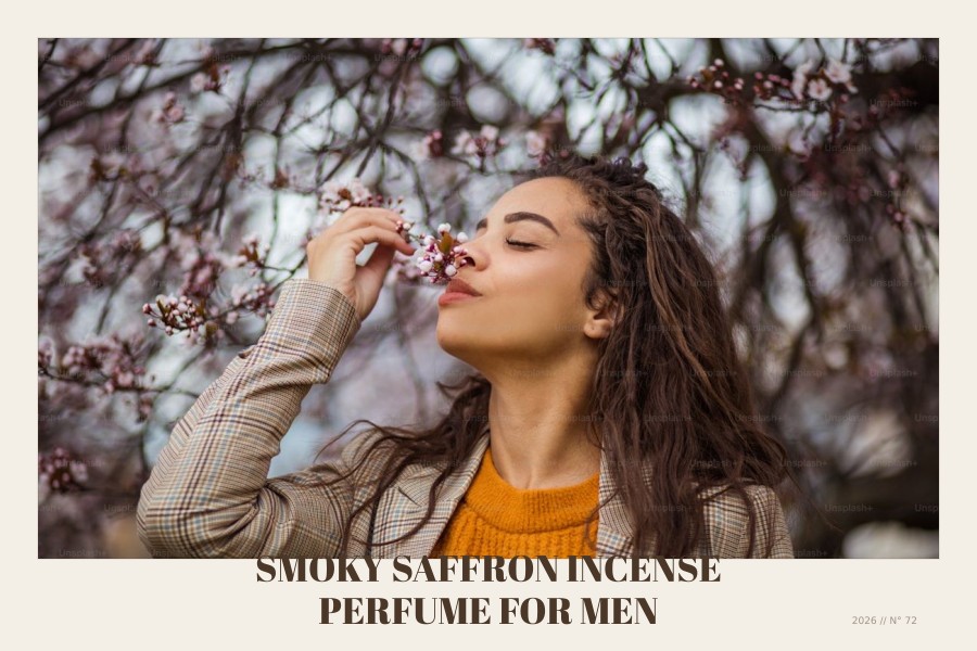 smoky saffron incense perfume for men