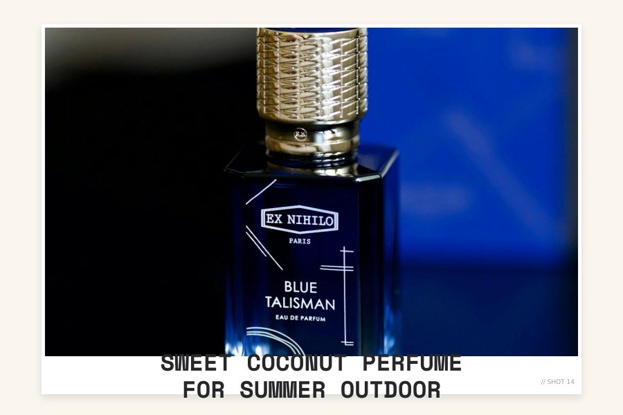 sweet coconut perfume for summer outdoor