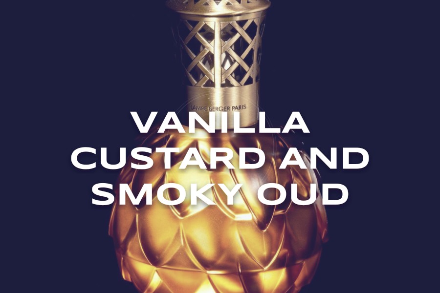 vanilla custard and smoky oud