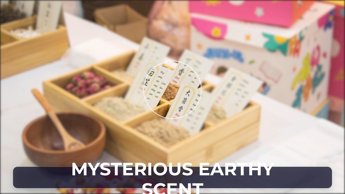 mysterious earthy scent