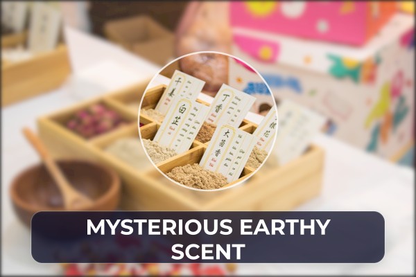 mysterious earthy scent